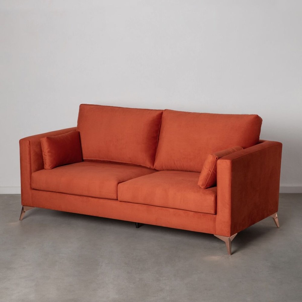 Dreisitzer-Sofa Ziegel 200 x 98 x 97 cm Holz