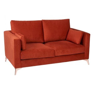 Zweisitzer-Sofa Ziegel 170 x 98 x 97 cm Holz