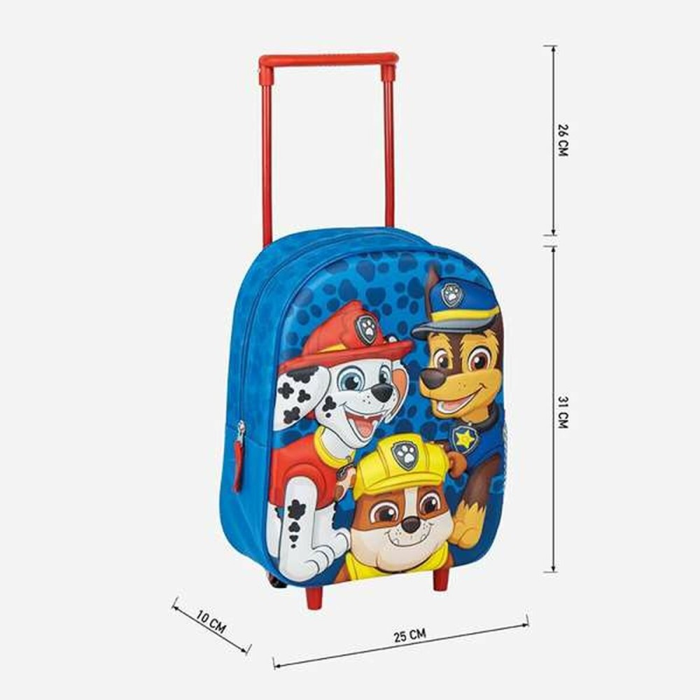 3D School Bag with Wheels The Paw Patrol