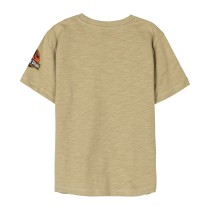 Child's Short Sleeve T-Shirt Jurassic Park Brown