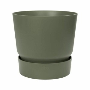 Plant pot Elho Greenville Circular Green Plastic (Ø 29,5 x 27,8 cm)