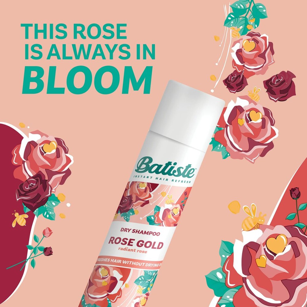 Shampooing sec Batiste Rose Gold 350 ml