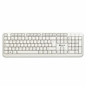 Clavier NGS Spike Blanc Espagnol Qwerty