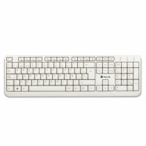 Clavier NGS Spike Blanc Espagnol Qwerty