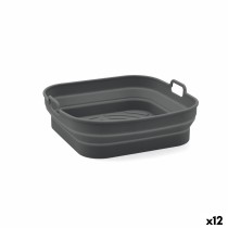 Panier en Silicone Pliable pour Friteuses à Air Quid Naturalia 20 x 20 x 8 cm (12 Unités)