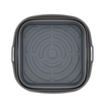 Panier en Silicone Pliable pour Friteuses à Air Quid Naturalia 20 x 20 x 8 cm (12 Unités)