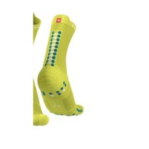 Sportsocken Compressport Pro Racing Zitronengrün