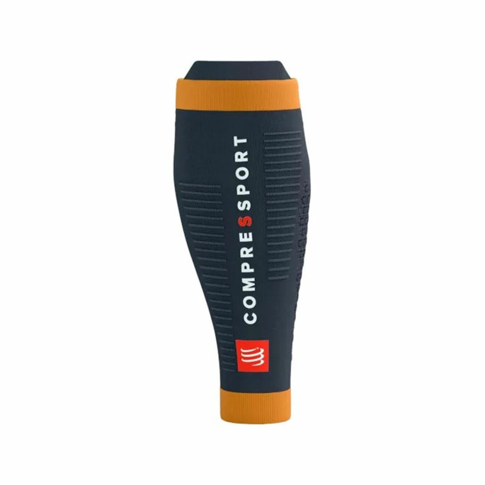 Komprimierende Sport-Wadenbandagen Compressport R2 3.0 Schwarz