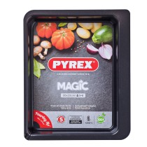 Ofenschüssel Pyrex Magic rechteckig Metall 30 x 23 cm 6 Stück