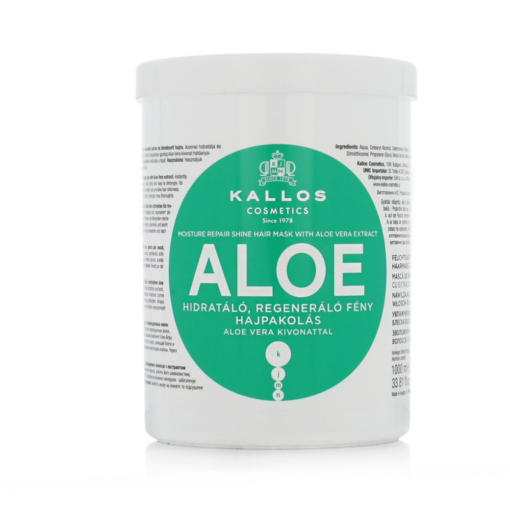 Restorative Hair Mask Kallos Cosmetics Aloe 1 L