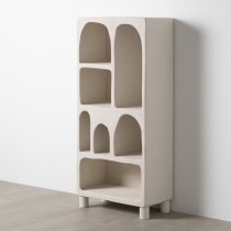 Étagère WILMA Blanc Bois MDF 80 x 38 x 170 cm