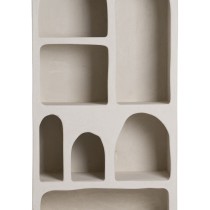 Étagère WILMA Blanc Bois MDF 80 x 38 x 170 cm