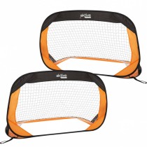 Set of 2 football goals Aktive 120 x 80 x 80 cm (2 Units)