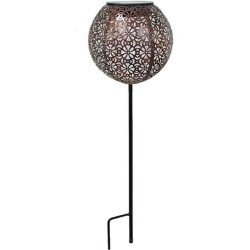 Solar lamp Galix Retro Metal 15 x 45 cm Decoration