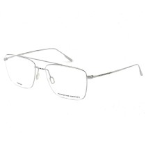 Monture de Lunettes Homme Porsche Design P8381-C-57 Argenté ø 57 mm