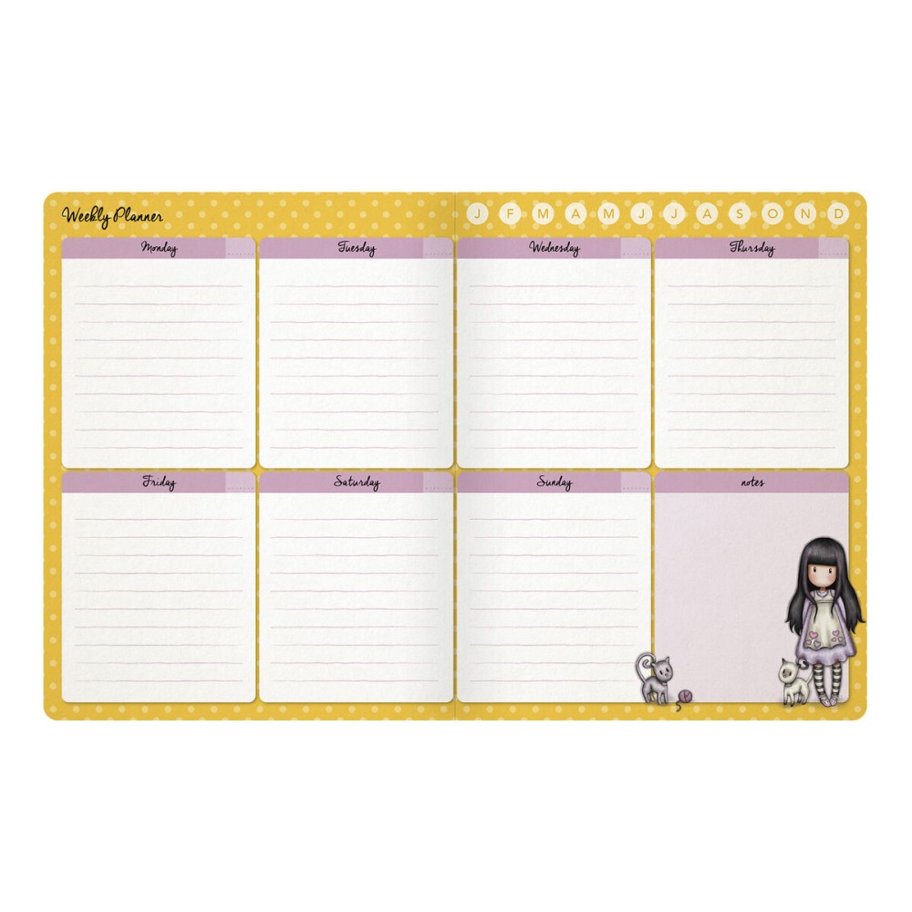 Agenda Gorjuss Carousel (11.5 x 14.5 x 2 cm)