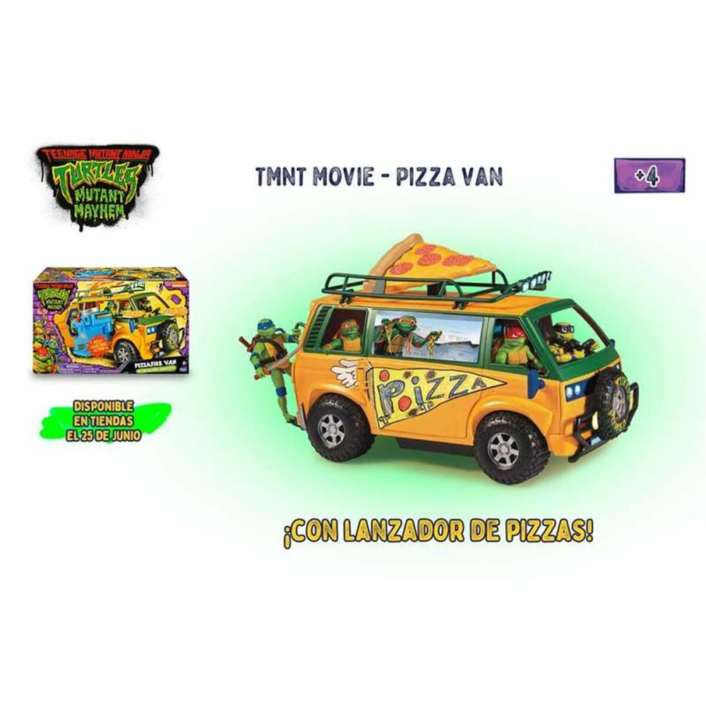 Camion Teenage Mutant Ninja Turtles Pizza Van