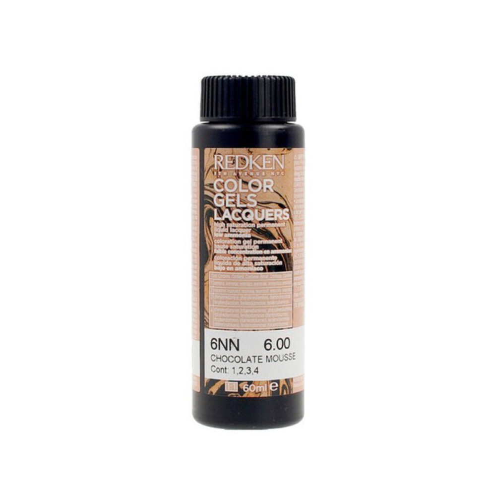 Dauerfärbung Redken 6NN-Chocolate Mousse (60 ml)