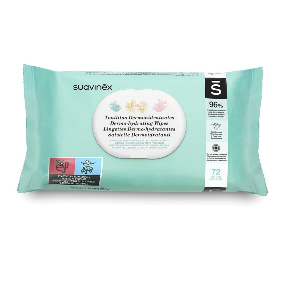 Baby Wipes with Cream Suavinex Toallitas (72 Units)