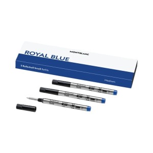 Nachfüllung für Kugelschreiber Montblanc ROYAL  BLUE Blau (3 Stück)