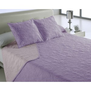 Bedspread (quilt) Hosteline VEGAS Purple King size 240 x 260 cm (3 Pieces)