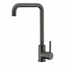 Mixer Tap Rousseau Grey Graphite Stainless steel Brass