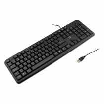 Tastatur Ewent EW3109 PS/2 USB Schwarz