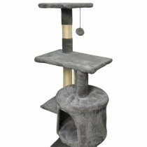 Scratching Post for Cats Paloma Dark Grey Polyester Plush Wood (1 Unit)