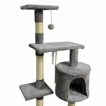 Scratching Post for Cats Paloma Dark Grey Polyester Plush Wood (1 Unit)