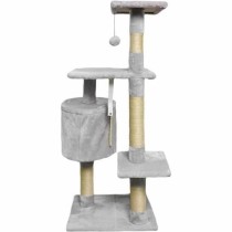 Scratching Post for Cats Paloma tree Grey Plush Wood Sisal (1 Unit)