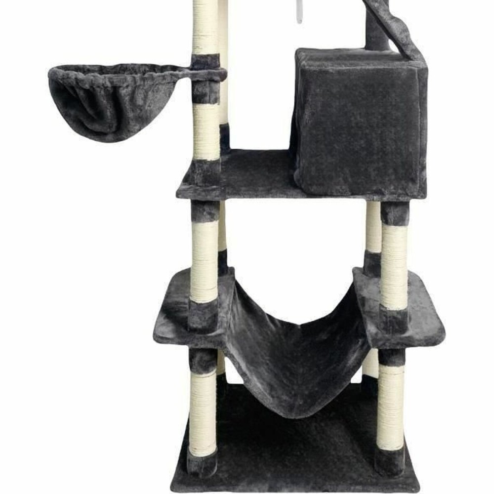 Scratching Post for Cats Taylor Dark Grey Plush