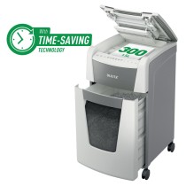 Micro-Cut Paper Shredder Leitz IQ 300 Autofeed P5 60 L