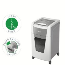 Micro-Cut Paper Shredder Leitz IQ 300 Autofeed P5 60 L