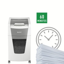 Micro-Cut Paper Shredder Leitz IQ 300 Autofeed P5 60 L