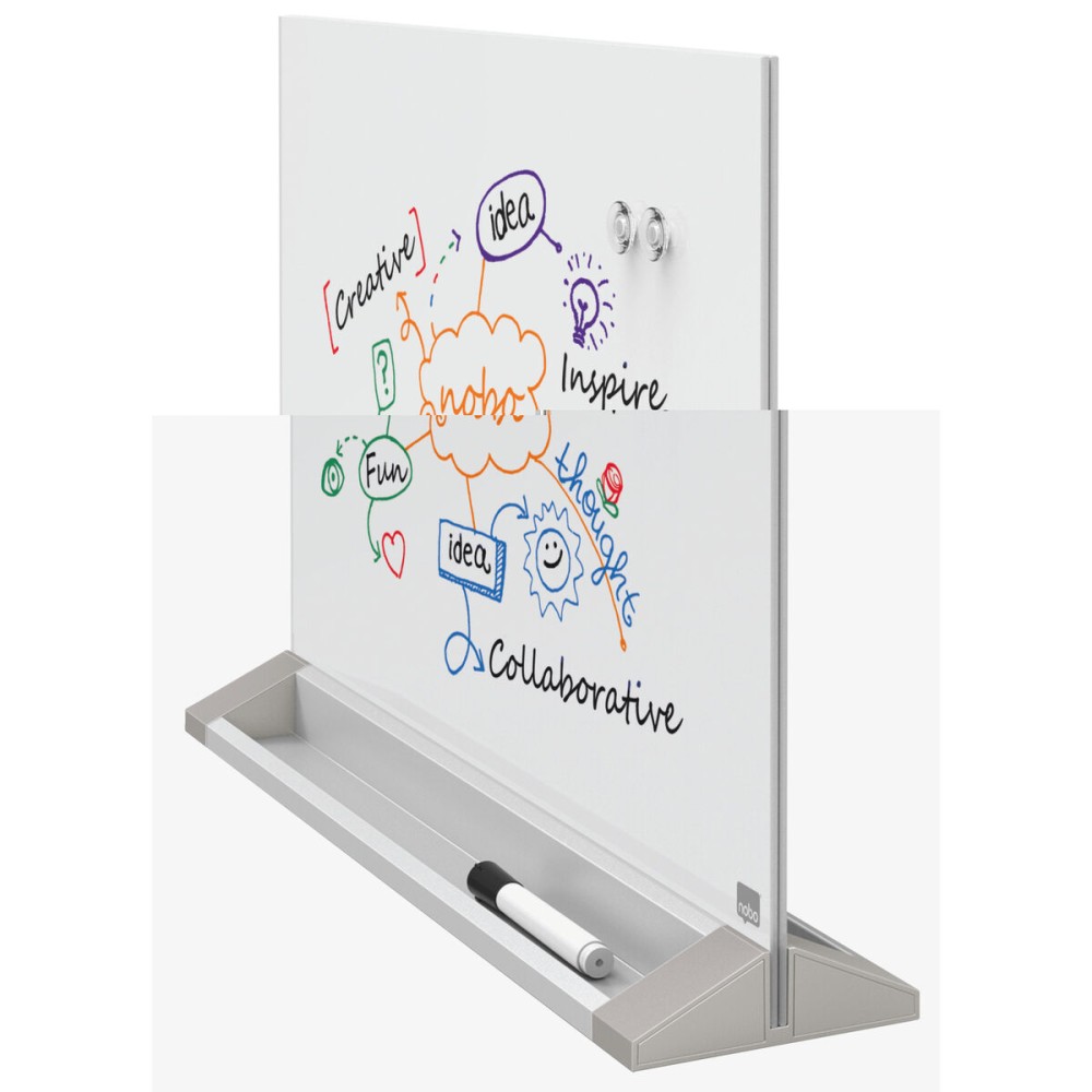 Magnetic board Nobo White Crystal