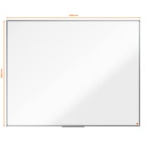 Tableau magnétique Nobo Essence Blanc Acier 150 x 120 cm