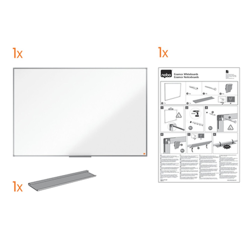 Magnetic board Nobo Essence White Steel 240 x 120 cm