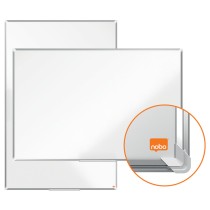 Tableau magnétique Nobo Premium Plus Blanc Aluminium 120 x 90 cm