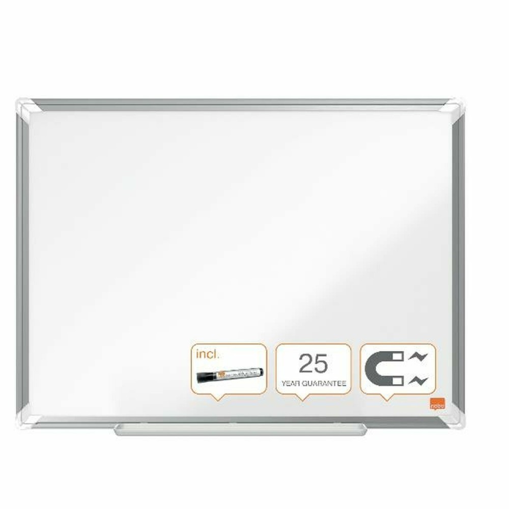 Magnettafel Nobo Premium Plus Weiß Aluminium 120 x 90 cm