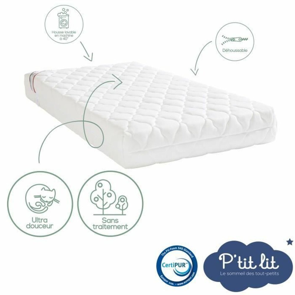 Matelas pour lit de bébé P'TIT LIT Bamboo