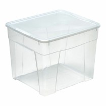 Bucket container Mondex space box 4 h 34,5l Transparent polypropylene 34,5 L 42 x 35 x 33 cm