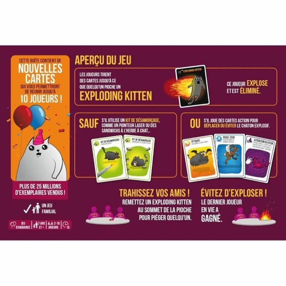 Board game Asmodee Exploding Kittens: Festive Edition