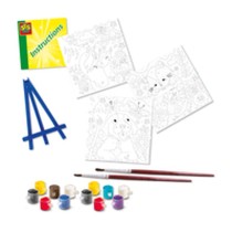 Kit de Dessin SES Creative Paint by number on canvas