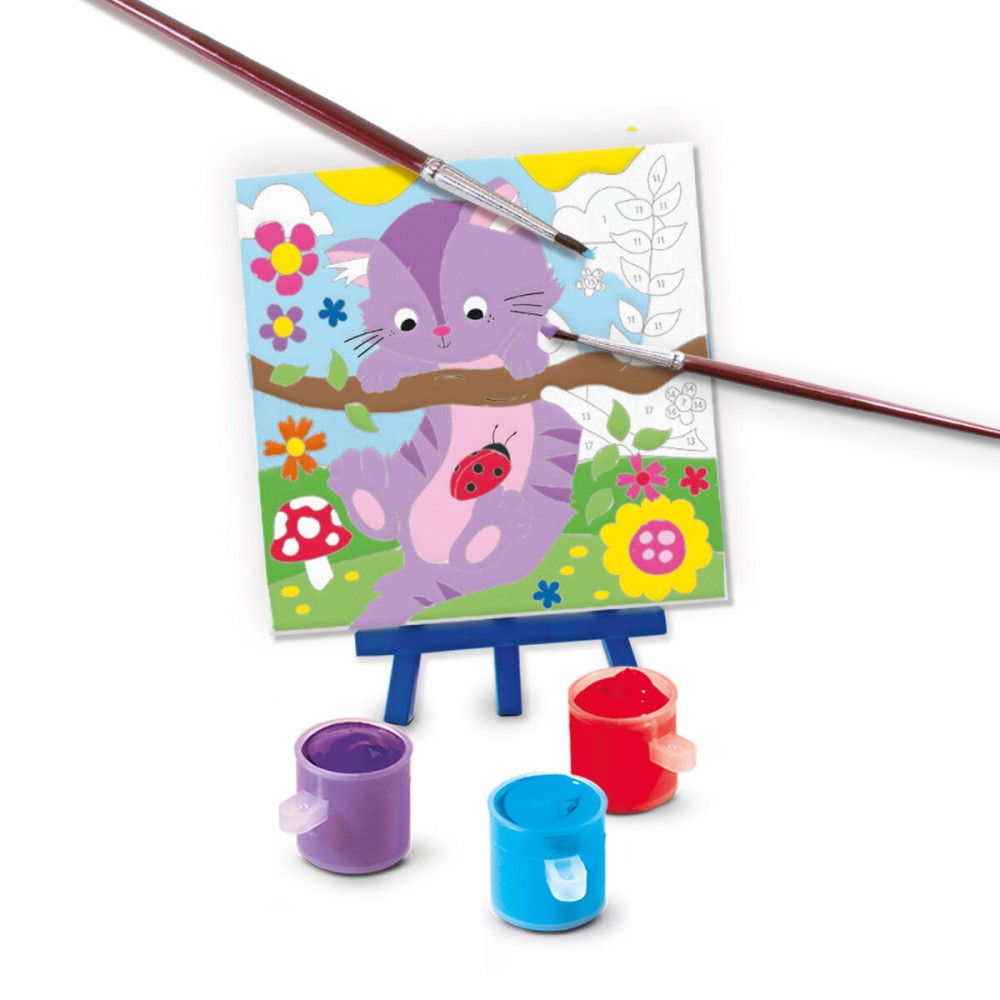 Drawing Set SES Creative Paint by number on canvas