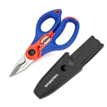 Electrician Scissors Workpro 16,7 x 8 x 2,8 cm 3-in-1