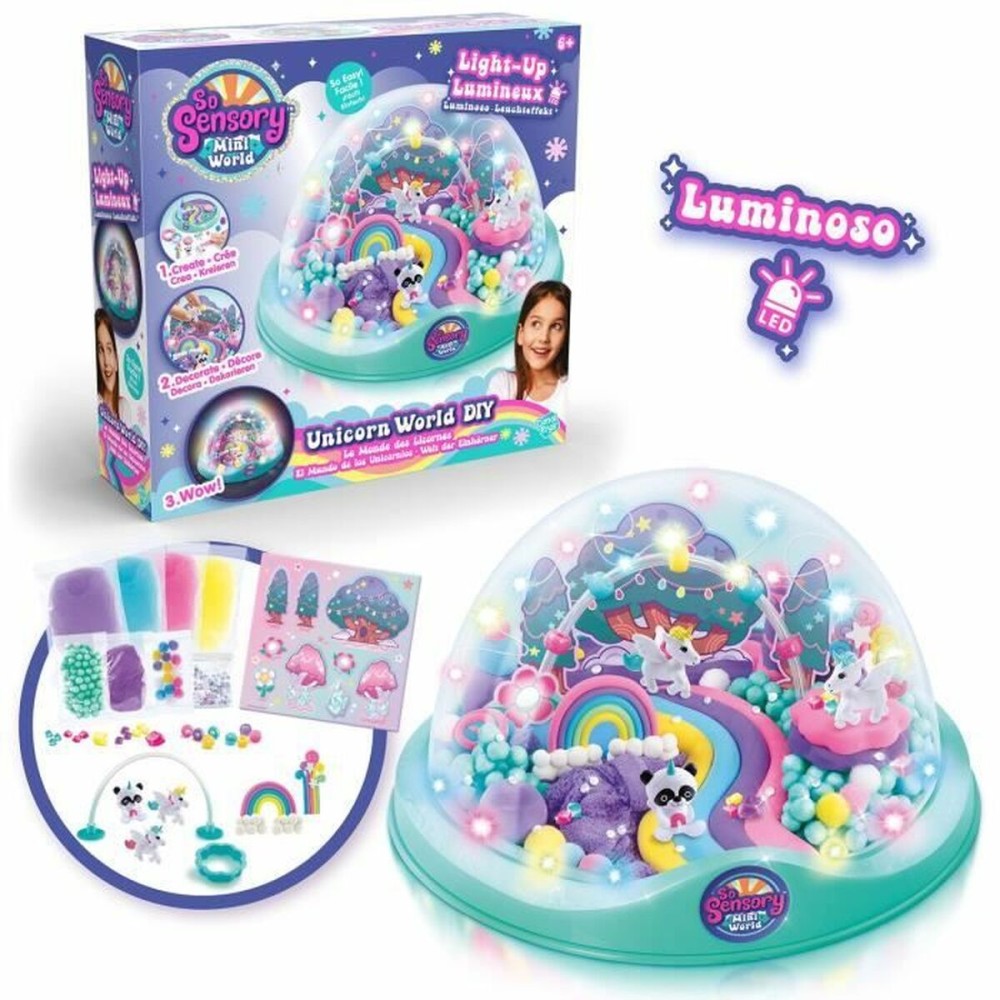 Pâte à modeler en argile Canal Toys So Sensory Mini World Violet