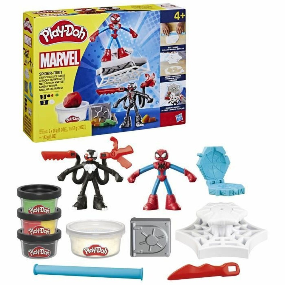 Pâte à modeler en argile Play-Doh Spider-Man Slash Attack Multicouleur