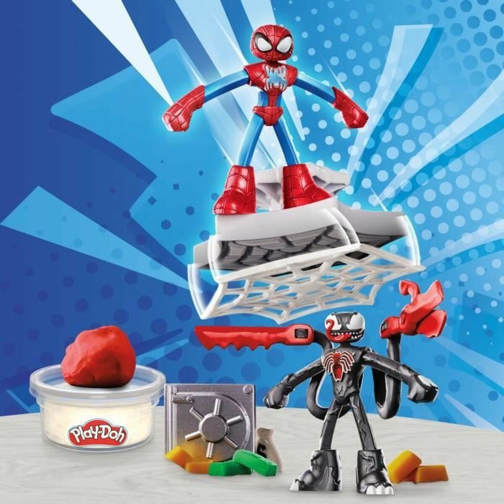 Pâte à modeler en argile Play-Doh Spider-Man Slash Attack Multicouleur