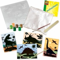 Drawing Set SES Creative 2 in 1 Dinosaurs