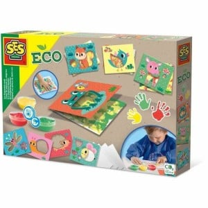 Drawing Set SES Creative Eco Finger Paint Cards